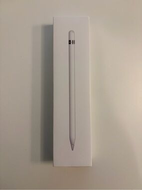 Apple Pencil 1st White with Silver Accent